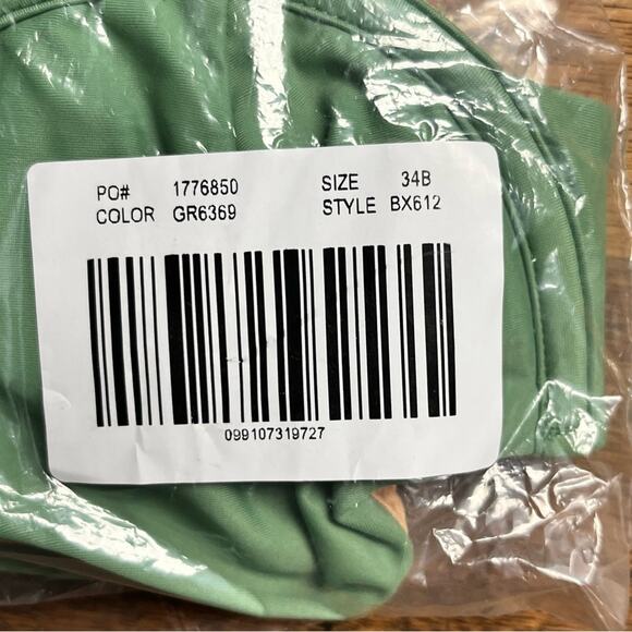 J. Crew Balconette 34B Green Bikini Top with Underwire - Picture 5 of 5